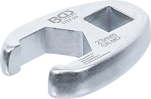 BGS 1757-23 | Llave boca hexagonal abierta (crowfoot) | entrada 12,5 mm (1/2) | 23 mm
