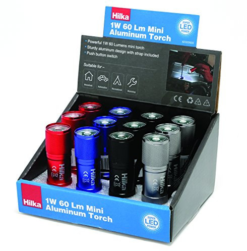 Hilka 82020920 90 LED 1 W 60 lm Aluminium Mini Torch