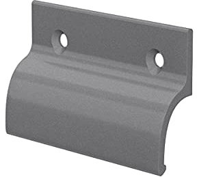 MS Beschläge® Balkontürgriff Terassentürgriff Ziehgriff aus Aluminium (Titan eloxiert)