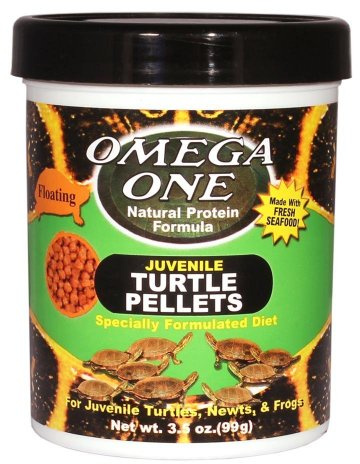 Omega One Juvenile Turtle Pellets, 3mm Pellets, Floating 3.5 oz