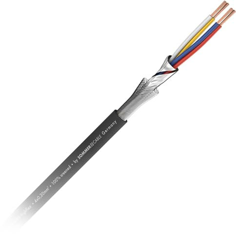 Sommer Cable Mikrofonkabel SC-Square 4-Core MKII 4 x 0,20 mm² highflex Meterware| 200-0301