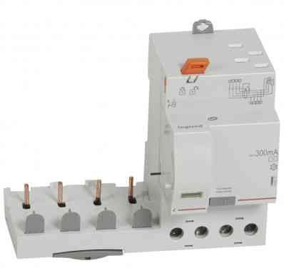 410517 Legrand Bloc différentiel automatique DX³ - 4P 400V~ - 40A - type AC 300mA