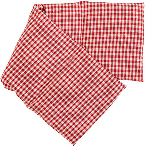 Cuscino con semi di uva, 60x20cm. Cuscino termico con 4 compartimenti. Cuscino riscaldabile per la schiena, il ventre e molto altro. Terapia caldo e freddo (rosso e bianco)