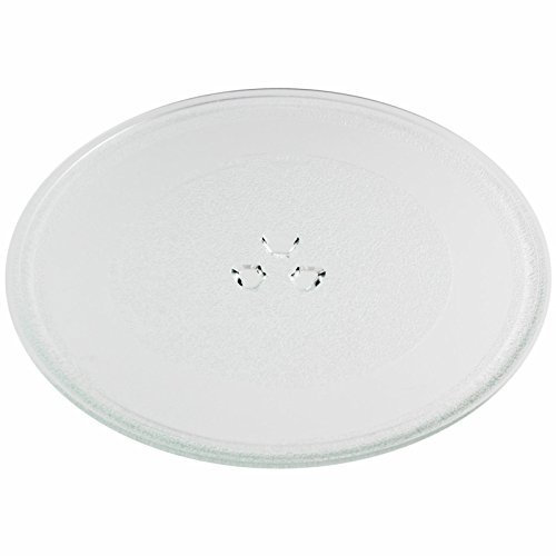 Spares2go Glass Turntable Plate for Russell Hobbs Microwave Oven (254mm)