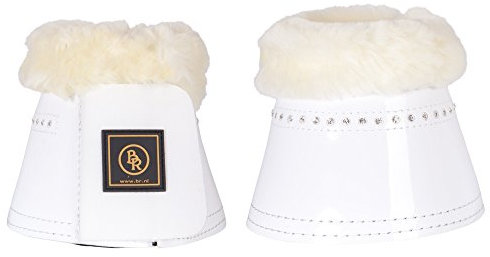 BR Springglocken Glamour Lacquer Sheepskin, Farbe:Weiss;Groesse:XL