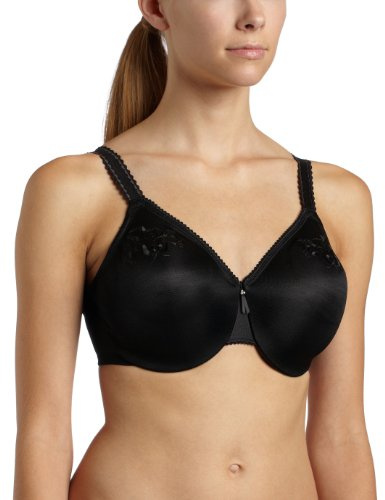 Wacoal Women's Slimline Seamless Minimizer Bra, Black, 36DD