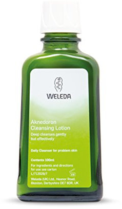 Weleda Aknedoron Cleansing Lotion, Tackles Bacteria, Problem Skin, Spot Treatment, Deep Cleansing & Purifying, Certified Natural, Organic, 100 ml