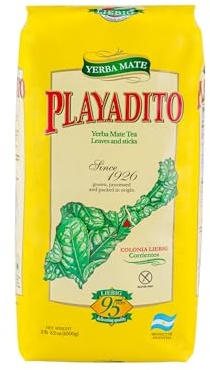 Yerba Mate Playadito 1 Kilo Loose Leaf Tea With Stems