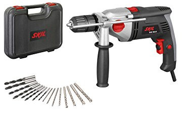 Skil 1024 AA Schlagbohrmaschine mit 900 Watt (auch normales Bohren und Schrauben möglich, mit Seitengriff, Bohrmaschine) F0151024AA