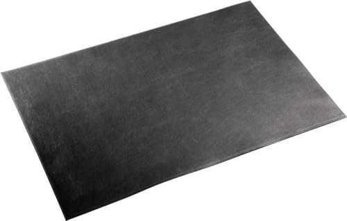 Durable Schreibunterlage aus hochwertigem, soften Leder, 650 x 450 mm, rutschfest, Made in Germany, schwarz, 730501