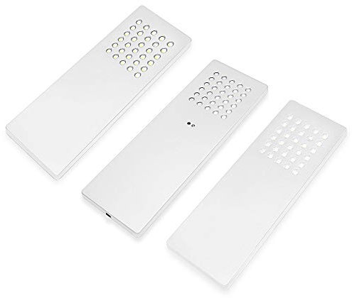 LED Unterbauleuchten Küchenleuchte Unterbaustrahler Küchenleuchten, Setgröße:3er SET, Schalter:Sensor integriert