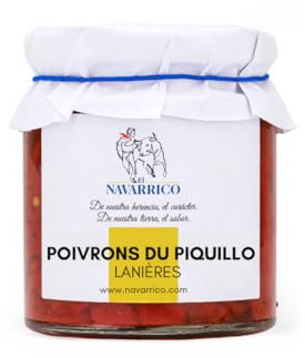 El Navarrico - Piquillo Peppers en Lanières | Purée de Poivron | Poivron Goutte | Larmes de Poivrons | Mélasse de Grenade | Poivrons Piquillo de Lodosa