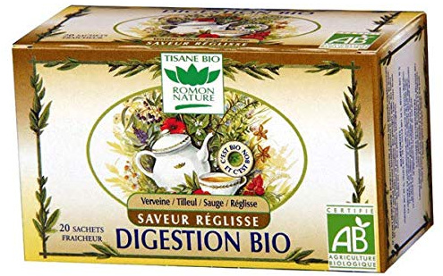 Araquelle - Tisanes - Tisane Digestion Réglisse Bio - Contenance : 20 sachets