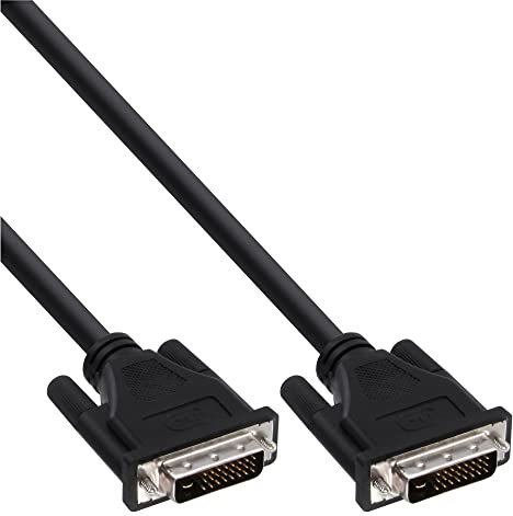 InLine 17775A DVI-D Kabel, digital 24+1 Stecker / Stecker, Dual Link, 5m