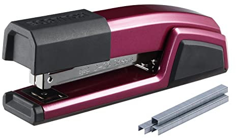 Bostitch Office Epic Metal Desk Stapler, 25 Sheet, Staple Remover, Purple