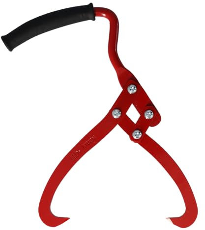 STUBAI Forst-Handpackzange 265 mm | Holzgreifer Forstzange | Vorlieferzange für den Transport von Baumstämmen