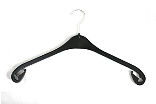 Kunststoff Kleiderbügel NA 38 schwarz - 50 Stück (Kinderkleiderbügel)