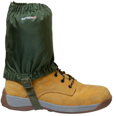 Adtrek Outdoor Hiking/Walking/Trekking Waterproof Boot Ankle Legging Gaiters, Fits Sizes UK 5-11.5
