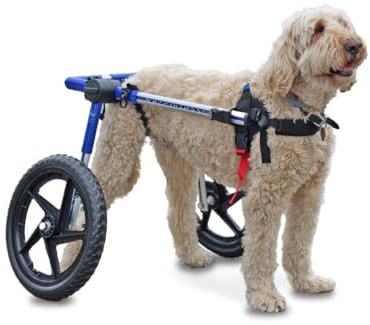 Walkin' Wheels Dog Wheelchair - for Med/Large Dogs 50-69 lbs - Veterinarian Approved - Dog Wheelchair for Back Legs