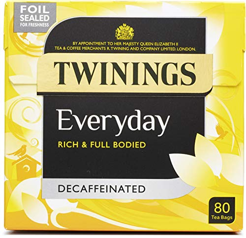 Twinings Everyday Decaffeinated Tea Bags 250 g x80