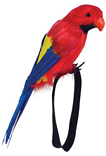 Bristol Novelty BA351 Feather Wrist Parrot, Unisex-Adult, One Size