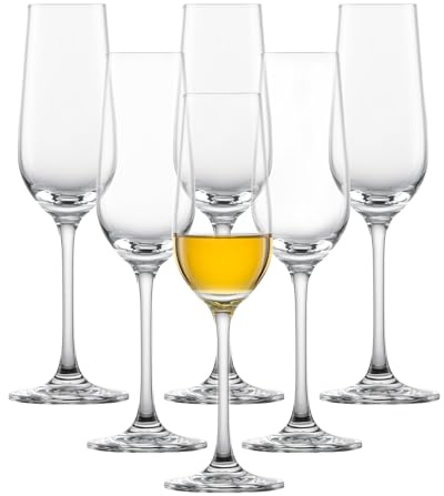 SCHOTT ZWIESEL Bar Special Sherry Glass (Set of 6), Shot Glasses with Stem, Dishwasher-Safe Tritan Crystal Glasses, Made in Germany (4 Ounce)