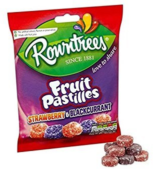 Rouge Et Noir Pastilles De Fruits Rowntree Partageant Sac 160G - Paquet de 2