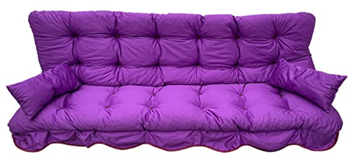 Adlatus-Kühnemuth Polsterauflage Hollywoodschaukel 180x50 Modell 145 violett