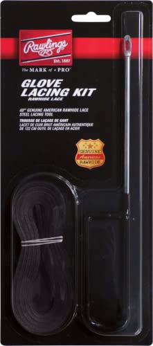 Rawlings Baseball- und Softball-Handschuh-Schnürsenkel-Set, Schwarz, 121.9 cm