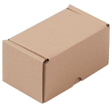 BB-Verpackungen 100x Faltkartons 120x77x63mm 1-wellig braun (100 Stück)| Kleiner Versandkarton, ideal als Warensendung, DHL Päckchen S, GLS/DPD XS-Paket