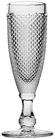 Utopia R90094 Creative Bar Dante Flute, 5.25 oz., 15 cL (Pack of 6)