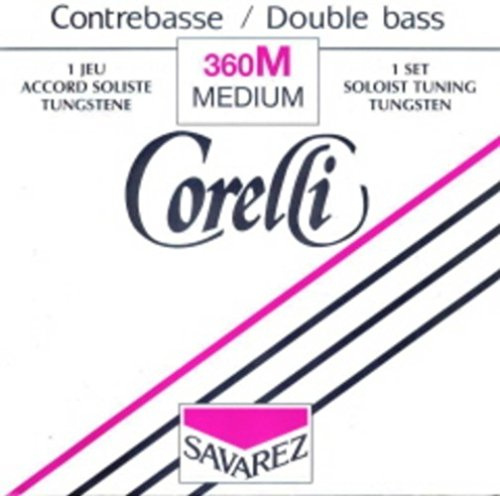 Savarez 360M - Set di corde per contrabbasso tensione media