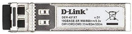 D-Link DEM‑431XT SFP+ Transceiver (unterstützt 10 Gbit/s Ethernet)