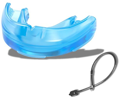 Shock Doctor Mouth Guard for Braces, Blue, Adult