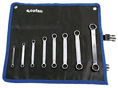 Cofan 09504056 - Pack de 8 llaves de estrella plana (8-10 mm)