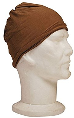 Mil-Tec Multifunktionstuch Headgear (Coyote) • Schlauchtuch Herren & Damen • Atmungsaktiver Loop Schal & Gesichtsschutz • Outdoor Tuch, Sturmhaube, Halsband & Kopftuch • Einheitsgröße