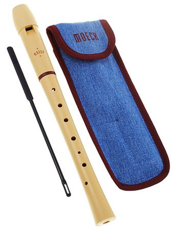 FLAUTA DULCE SOPRANO - Moeck (1025) (Flauto 1 Sintetico) (Alemana) (2 Piezas)