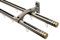 DécoProfi Gardinenstange Innenlauf 2-läufig Set Ø 20 mm Antik-Messing I Länge: 320cm Aluminium für Wandmontage I Als Gardinenschiene & Vorhangstange geeignet