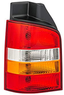 Hella 2SK 008 579-091 Heckleuchte - Glühlampe - gelb/glasklar/rot - links - für u.a. VW T5 (7HB,7HJ,7EB,7EJ,7EF,7EG,7HF,7EC)