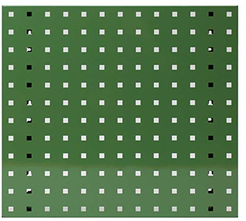 ADB Lochwand Lochwände Werkstattwand Metall Werkstatt Werkzeugwand 493-1975 mm Zubehör, Länge:493 mm, Farbe:Resedagrün (RAL 6011)