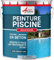 Peinture piscine, bassin béton, ciment, décoration, imperméable, bleu, blanc, gris, grise, jaune sable, noir, vert : Arcapiscine - 2.5 L Gris Proche - RAL 7040 (teinte gris bleu) - ARCANE INDUSTRIES
