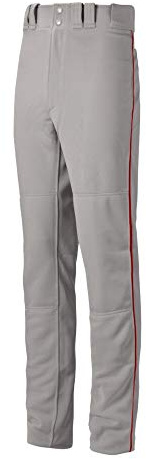 Mizuno Men's Premier Pro Piped G2 Pants Premier Pro Piped Pant G2 L Grey-Black