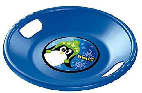 Prosperplast Deslizador redondo SPEED M con asas, color azul, 60x60x9 cm (AKSPORT 0754032)