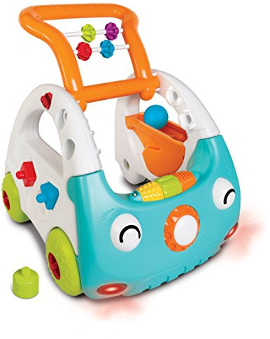INFANTINO Sensory 3-in-1 Lauflernauto, Lauflernhilfe, Spielauto, mehrfarbig, 005216