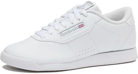 Reebok Princess Sneakers for Women, Comfortable Walking or Tennis Womens Shoes, Us-White, 8.5 Wide