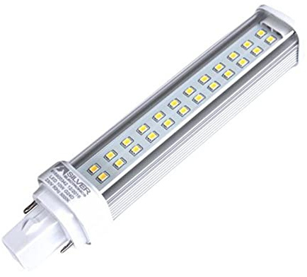 SILVER ELECTRONICS LED PLC 10 W 5000K G24D roterande 180°