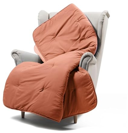 CALEFFI Scaldotto - Plaid Divano e Letto 130x170 cm Morbida Microfibra Calda Avvolgente, Copridivano e Copriletto Trapuntato Artigianale e Lavabile, Coperta Copri Divano e Copri Letto Ottimo Comfort