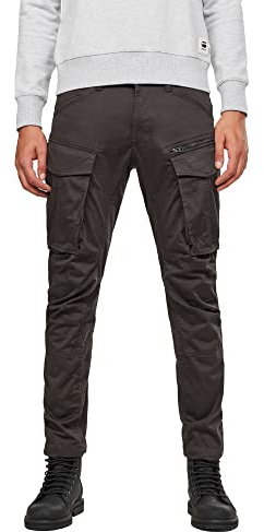 G-STAR Hombres Rovic Zip 3D Regular Tapered Pants, Gris (Raven D02190-5126-976), 34W / 32L