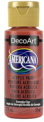 DecoArt Americana Acrylic Multi-Purpose Paint, Georgia Clay