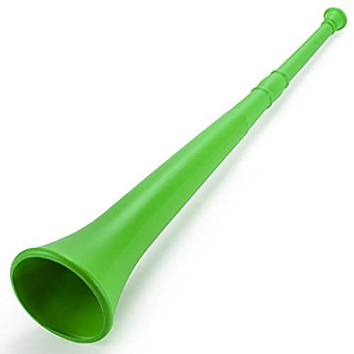 Pudgy Pedro S Plastic Vuvuzela Stadium Horn, 66 cm, Green